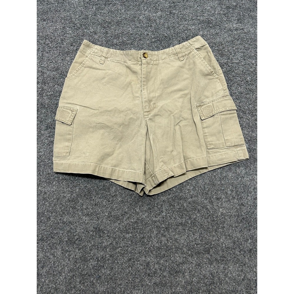 Carolina Blues Cargo Shorts Womens Size 8 Beige Cotton Utility Pockets Casual